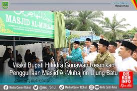 Resmikan Masjid Al Muhajirin, Wabup Indra Gunawan Ajak Masyarakat Memakmurkan Masjid