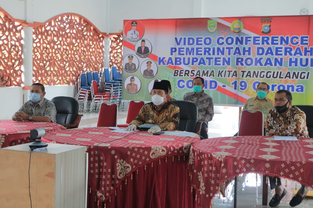 Bupati H. Sukiman Minta Perusahaan di Rohul Ikut Berkontribusi Bantu Ekonomi Warga Terdampak Covid-19