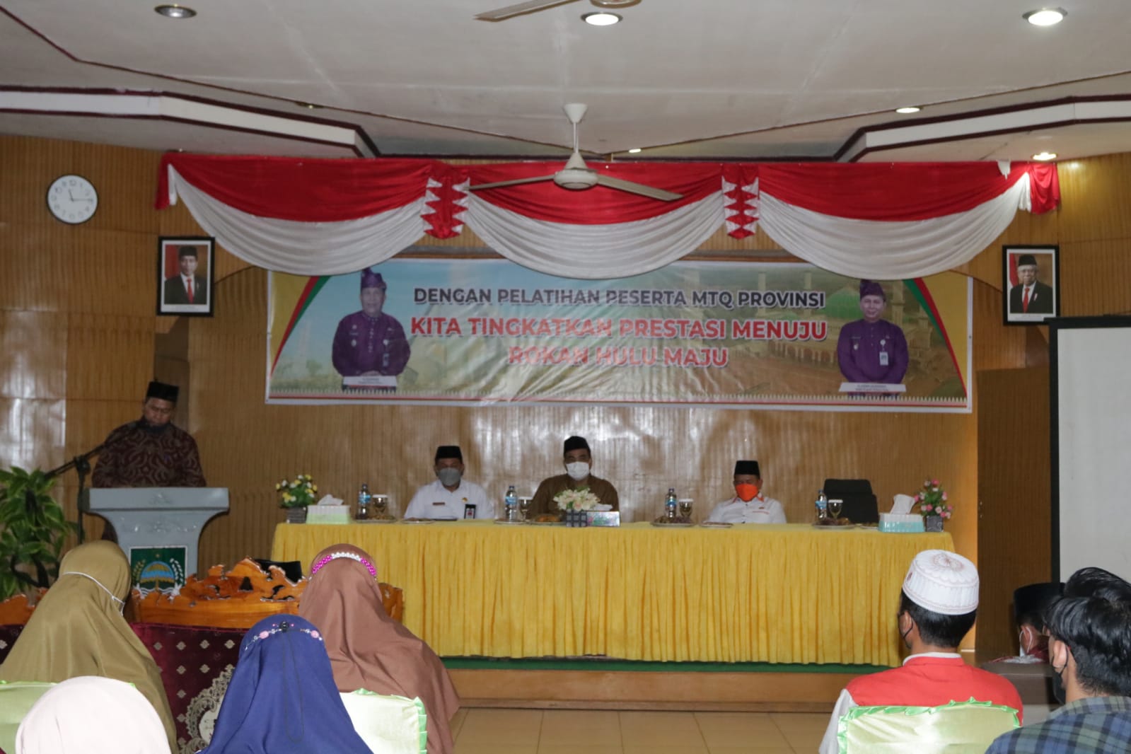 Pemda Rohul, Laksanakan TC Bagi Qori dan Qoriah untuk Utusan MTQ ke-39 Provinsi Riau