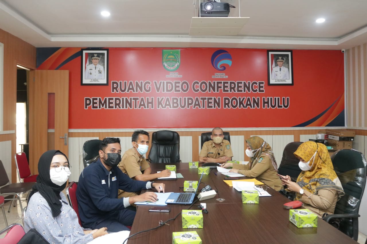 Sekda Rohul Ikuti Pleno Perhitungan Pengurangan Kumuh Tingkat Prov.Riau
