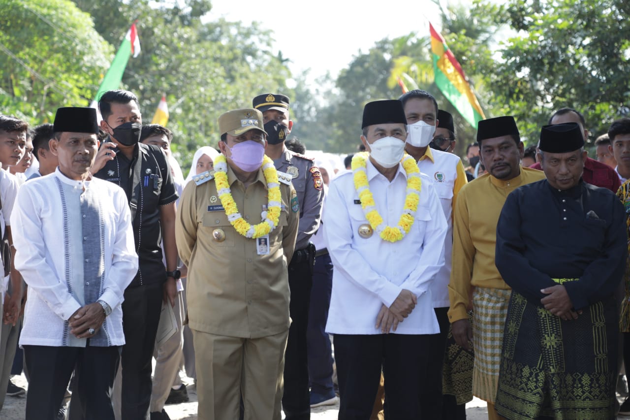 Kunker Gubri Ke Rokan IV Koto, Salurkan Bankeu Prov.Riau Dalam Mewujudkan Riau Menuju Desa Mandiri 2024
