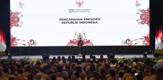 Bupati Rohul H.Sukiman Hadiri Pengarahan Presiden Di JCC Senayan Jakarta