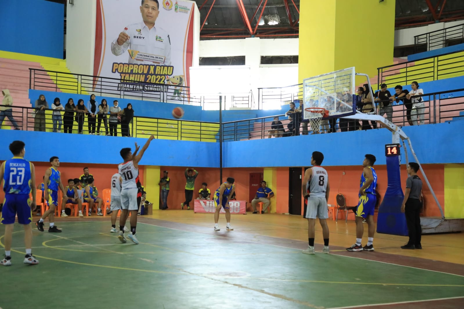 Porprov x Riau di Kuansing, Langkah Team Basket Putra Rohul Harus Terhenti