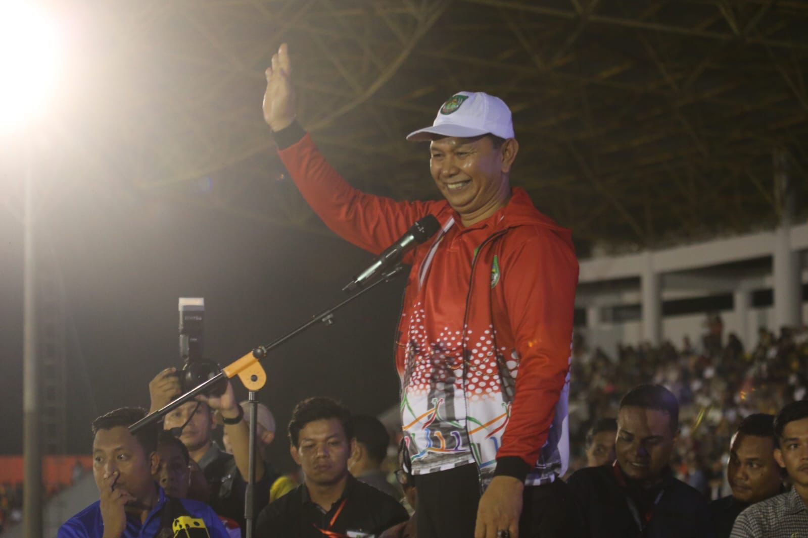 Meriah, Wabup Rohul H. Indra Gunawan Hadiri Pembukaan Porprov X Riau di Kuansing